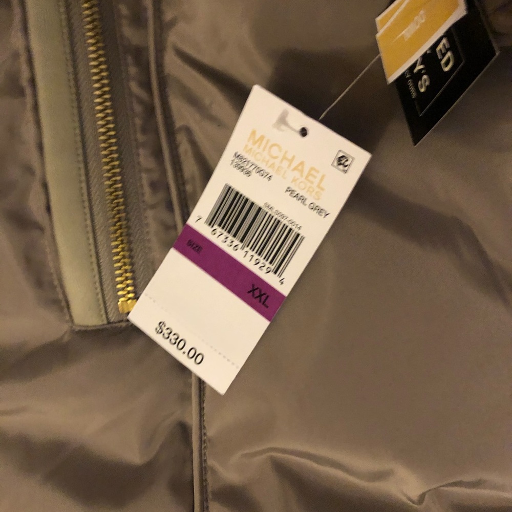 NWT Micheal Kors down, faux fur puffer coat.